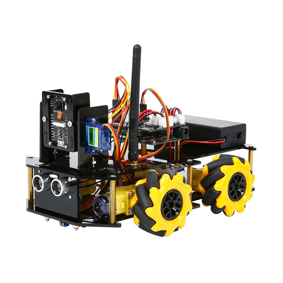 KUONGSHUN ESP32 Cam สมาร์ทหุ่นยนต์รถ ESP32 กล้อง Robotics Starter Kit สำหรับ Arduino