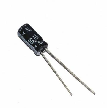 ตัวเก็บประจุแบบอิเล็กโทร 10x 50v 5x11 มม. 6x12 มม