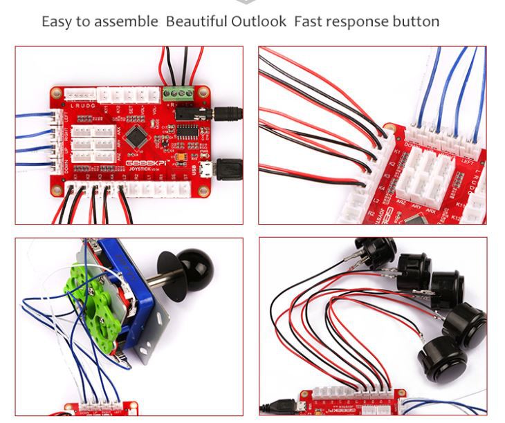 Raspberry Pi Kit Arcade Game Joystick